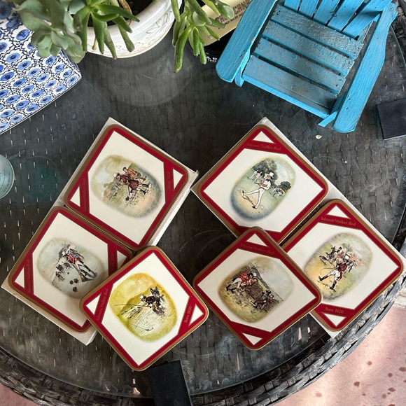 Johnnie Walker Red Vintage Never Used Coasters in Original Box - Picture 7 of 15